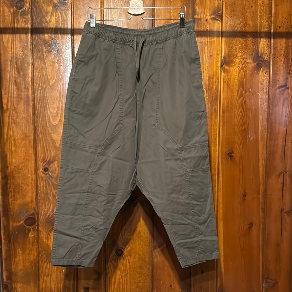 ASOS Green Sweatpants Relaxed Fit Joggers, dropcrotch